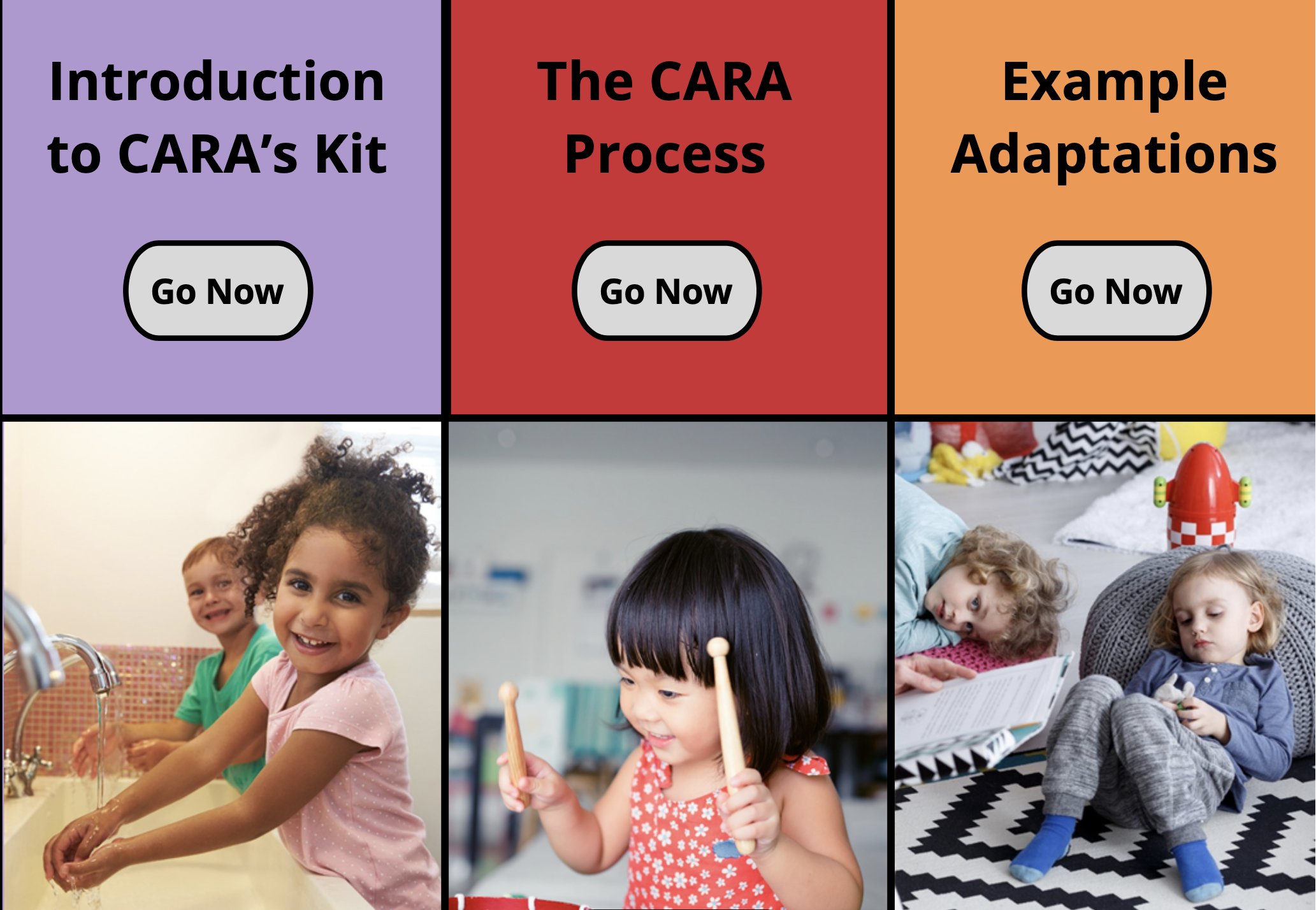Screenshot from the CARA's kit resource
